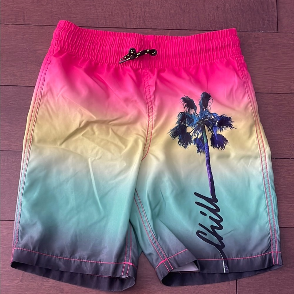 Old Navy pink, yellow, green Swim Shorts